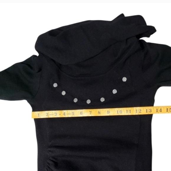 Karen Millen Sweater 83% wool blend black Dress XS - Picture 3 of 7